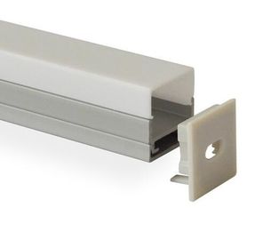 Perfil de alumínio terminado anodizado do diodo emissor de luz para a loja/cozinha/o home, serviço do ODM do OEM