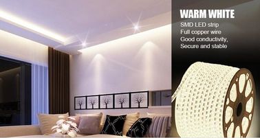 A luz conduzida única cor da fita descasca Dimmable, 12 volts luzes de tira pegajosas conduzidas 5 medidores