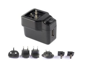 Da tomada BRITÂNICA da C.A. dos E.U. do AU carregador permutável/transformador do Usb do adaptador do poder do Usb/5v 2a