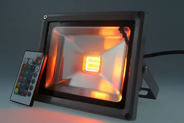 Cor fundida do Natal do alumínio IP65 20W que muda a luz de inundação conduzida exterior do RGB