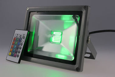 Cor fundida do Natal do alumínio IP65 20W que muda a luz de inundação conduzida exterior do RGB