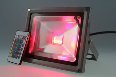 Cor fundida do Natal do alumínio IP65 20W que muda a luz de inundação conduzida exterior do RGB