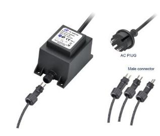 IP68 Waterproof o transformador para a iluminação da associação das luzes do jardim, fontes de alimentação exteriores de 24VAC 100W 200W 250W IP68