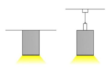 Perfil de alumínio da meia forma do círculo para Muti que monta o canal de alumínio do diodo emissor de luz com CE Rohs