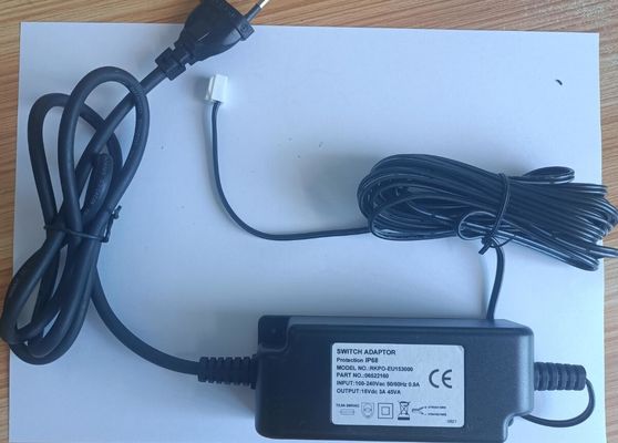 o transformador conduzido impermeável de 24Vdc 3a 72Watt IP68 para o torneira eletrônico, C.A. 100-240Vac, com UL do CE marcou